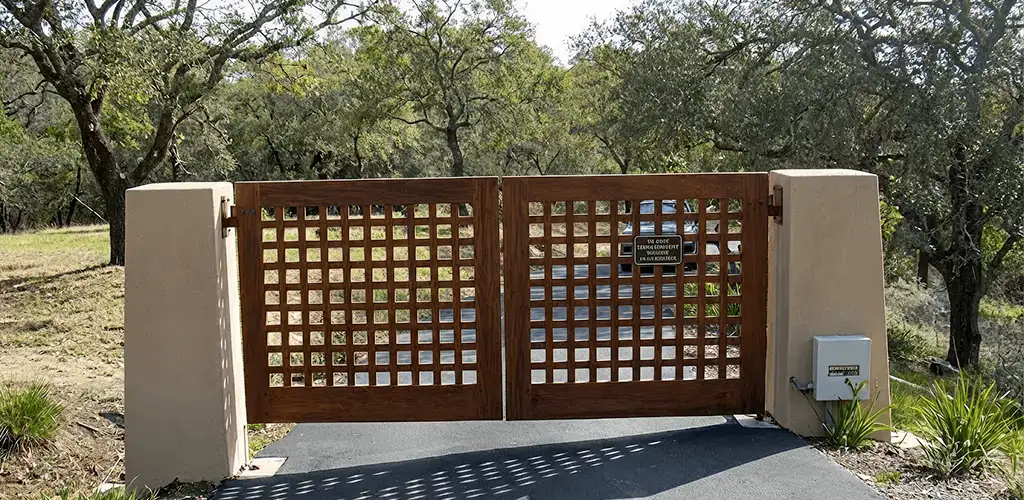 Driveway gate installation for a residential property in Stockton, CA