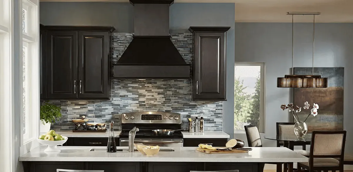 Kitchen cabinet painting and refinishing in a modern kitchen in Stockton, CA