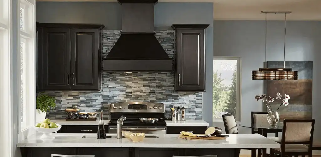 Kitchen cabinet painting and refinishing in a modern kitchen in Stockton, CA